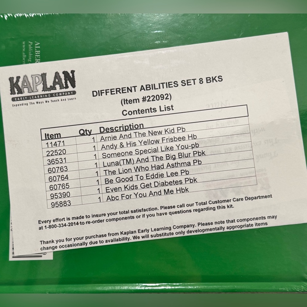 Kaplan Different Abilities Set 8 Bks